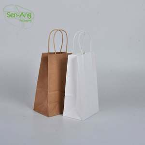 SenAng Genuine Custom Logo Own Eco Customized Printing Wholesale Cheap Price Kraft Shopping Gift Paper Bag <b>for</b> Packaging - Product Image 1