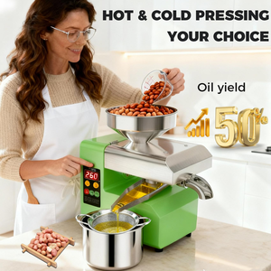 Máquina Automática para Prensar <span class=keywords><strong>Aceite</strong></span> Frío/Caliente, 820W, Procesa 30 Tipos <span class=keywords><strong>de</strong></span> <span class=keywords><strong>Aceite</strong></span>, Incluyendo Aceitunas, Ricino y <span class=keywords><strong>Coco</strong></span> - Product Image 2