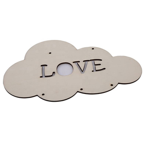 1 pieza DIY Retro nuevo colgante de madera hueca minimalista decoración del hogar colgante de pared con estrella Luna cara sonriente artesanía puesto Accesorios - Product Image 4