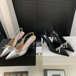 Nouvelles chaussures à talons hauts élégantes pour femmes, style français à bout pointu, vente chaude d'usine 2024 - Product Image 1