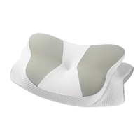 Housse de coussin brodée personnalisée pour dormir, oreiller orthopédique confortable en forme de papillon, oreiller cervical en mousse à mémoire de forme avec accoudoirs