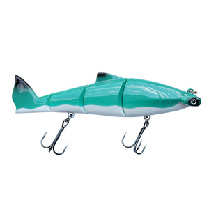 TGD <span class=keywords><strong>Meilleur</strong></span> Nouveau Leurre de pêche rigide, type <span class=keywords><strong>Crank</strong></span>, submersible, multi-segments (quatre segments), biomimétique requin, pour gros poissons, truites, brochets - Product Image 5