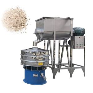 Automatic Stainless Steel Vibrating Screen Horizontal Ribbon Blender Mixer Powder Screening <strong>Mixing</strong> Production Line - Product Image 5