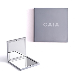 Factory Price <b>Square</b> <b>Mirror</b> Zinc Alloy Wholesale New Makeup Mini Handheld Folding Customized Personalized <b>Mirror</b> - Product Image 1