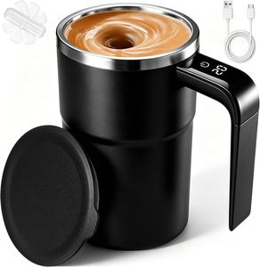 Tasse à café à agitation électrique, tasse rotative automatique portable, tasse mélangeuse imperméable et lavable - Product Image 1