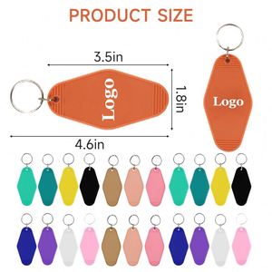 Wholesale <b>Custom</b> Logo Trend Acrylic Print Colored Logo <b>Key</b> Chain Charm Colorful Anime Transparent Motel <b>Key</b> Chain Customization - Product Image 4