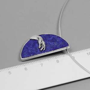 925 plata esterlina antigua mano de <span class=keywords><strong>Dios</strong></span> DE LA CREACIÓN DE Adán colgante de plata personalizado para joyería de mujer - Product Image 4