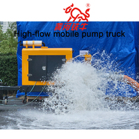 Anhänger-Montierte Vakuumunterstützte Entwässerungspumpe Diesel-Wasserpumpe Abwasserpumpen