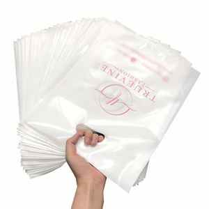 IN-Color white bag printing logo shopping groceries plastic bags