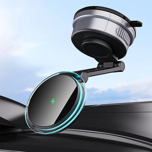 Cargador Inalámbrico de Carga Rápida de 15 W, Puerto Tipo C Ajustable, Soporte Universal para Teléfono de Coche con Luz y Sujeción Automática - Product Image 6