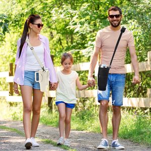 <span class=keywords><strong>Sac</strong></span> porte-bouteille d'eau <span class=keywords><strong>à</strong></span> sangle réglable, simple et moderne, avec poche pour téléphone, pour gobelet <span class=keywords><strong>Stanley</strong></span> de 40 oz - Product Image 6