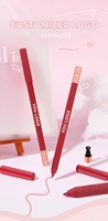 Crayon à lèvres nude longue tenue imperméable en gros, formule à base de plantes, certifié Halal, avec étiquette privée et FDSR