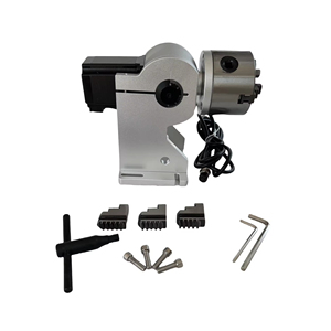 Cabezal Divisor de 3 Mordazas con Eje Rotatorio para Fresadora CNC, Mandril BT30 para Máquina de Grabado Láser para Aplicaciones de Perforación - Product Image 1