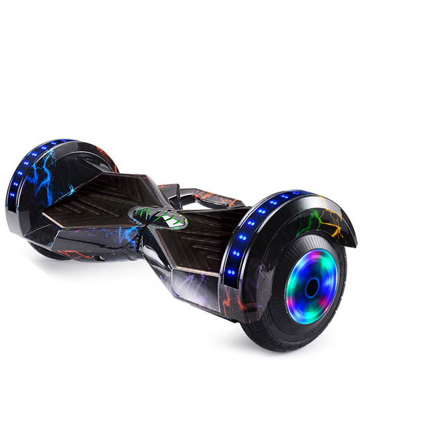 2024 Wholesale Christmas Gift for Kids 8 Inch Hoverboards Electric Self Balance Scooter with Music Speaker