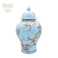 Pots chinois en céramique, bleu et blanc, gingembre, pour décoration de maison, meilleure vente