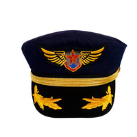 Casquette de performance 100 % coton à motif floral blanc, style streetwear, uniforme de capitaine, chapeau marin à calotte plate, vente en gros pour adultes hommes et femmes