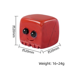 Sono qui per te la guarigione della fata intagliando cubetti di cristallo <span class=keywords><strong>con</strong></span> Smiley creter Pocket Stone artigianato statue per bambini regalo amico - Product Image 2