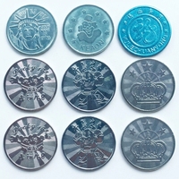 Jetons d'arcade Ruike RK01 de taille personnalisable et pièces de jeu en alliage de zinc pour salles de jeux