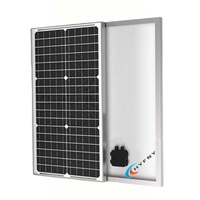 Petits panneaux solaires monocristallins demi-cellules 30W-40W 12 Volts Module photovoltaïque