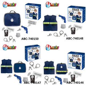 Nouveauté Lucky Toys : Ensemble complet avec gilet réfléchissant, sac, talkie-walkie, badge, <span class=keywords><strong>menottes</strong></span> et sifflet - Product Image 6