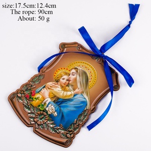 En gros supérieur la famille décore le portrait de famille de mère et fils woodiness mur accroche pour personne - Product Image 2