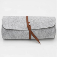 Étui en feutre pour lunettes de lecture, pochette de support de lunettes de soleil pour la Protection des lunettes et le rangement de voyage