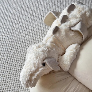Peluche de Dragón de Nieve Súper Suave de Lujo JC, 50cm-160cm, Juguete de Peluche Gigante, Adorable Muñeco de Dragón Blanco, Alivio del Estrés, Regalo de Navidad - Product Image 4