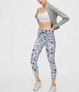 Personnalisé Camo Numérique Taille Haute Côté Fermeture À Glissière Cachée Femmes Leggings - Product Image 5