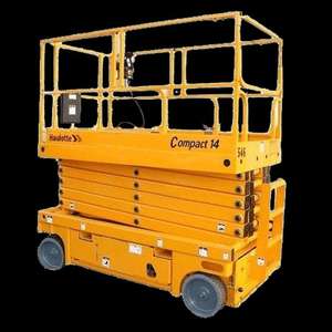 Gunting listrik Haulotte bekas mengangkat Compact14 dengan lukisan baru & roda baru & baterai baru, Lift gunting bekas di Tiongkok - Product Image 1