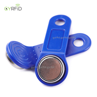 TM1990A-F5 IButton Key Tag, carte de contrôle d'accès programmable, bouton à mémoire tactile DS1990A pour système de verrouillage de porte
