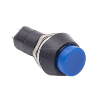 Interrupteur à bouton-poussoir rond autobloquant 12MM 2PIN PBS-11A en plastique avec type de montage rond pour machine de jeu d'arcade