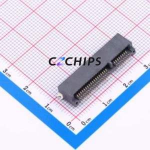 XDMP-052-A01 PCI/PCIe Connector SMD,P=0.8mm Connector mPCI-E 52P 36P Horizontal Mount - Product Image 1