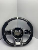Volant de voiture en fibre de carbone LED Sport pour Mercedes-Benz Amg C E S G-Class W204 W205 W222 G500 G55 G63 S500 S320