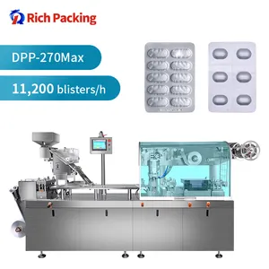 DPP90R DPP270max Automatic Alu-Pvc Alu Plastic High Frequency Blister Tablet Packing Machine For Tablets And Capsules