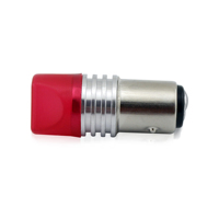 Ampoules LED stroboscopiques + feux de freinage fixes avec lentille givrée Super lumineuses de remplacement de feu d'arrêt clignotant de voiture, camion et moto