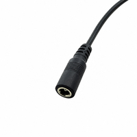 Câble d'alimentation personnalisé 12V 24V DC5521 avec connecteur femelle vers extrémité dénudée et étamée pour bande LED et panneau solaire