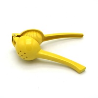 Mini presse-Fruits manuel en aluminium de couleur jaune, avec de bonnes poignées professionnelles, pour Fruits, citron, citron, Orange, agrumes