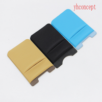 Dompet Kartu Kredit Elastis Magnetik Dua Slot Grosir Pabrik, Kantong Lycra Tahan Lama, Sarung Ponsel Tipis