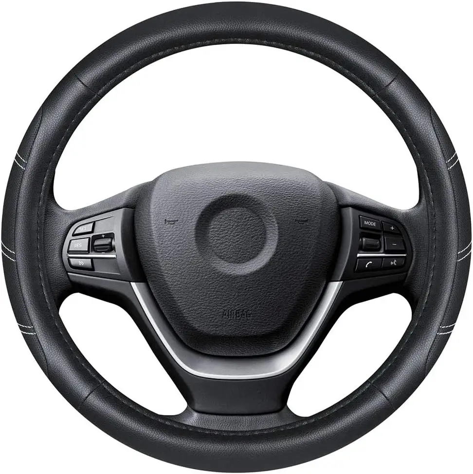 MELCO for RAM 1500 2500 3500, Compatible with Dodge RAM 15.5-16 inches Steering Wheel Cover