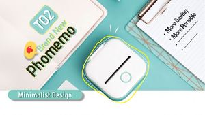 <span class=keywords><strong>Impresora</strong></span> sin Tinta <span class=keywords><strong>Phomemo</strong></span> <span class=keywords><strong>T02</strong></span> Mini, <span class=keywords><strong>Impresora</strong></span> Térmica Portátil de Bolsillo para Pegatinas, Notas y Etiquetas, <span class=keywords><strong>Impresora</strong></span> de Etiquetas Bluetooth para Viajes - Product Image 4