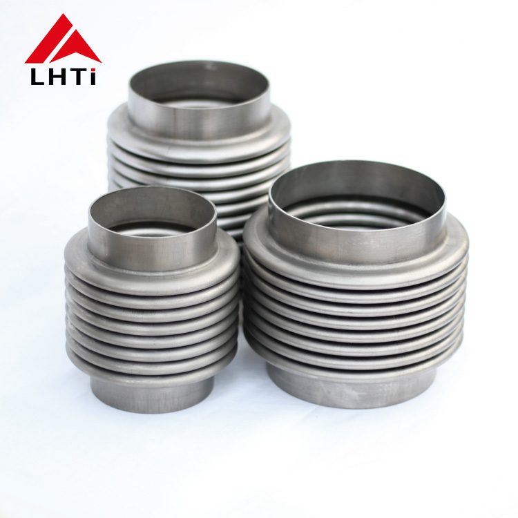 63/76/89/102mm Gr2 Titanium exhaust pipe flex exhaust pipe flex bellow