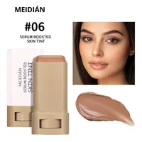 Palette de maquillage pour le visage Meidian Wholesale Cosmetics Foundation, 6 couleurs, crème mate, couvrance totale, correcteur de haute qualité