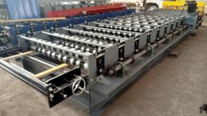 Metalen Dakpannen Maken <span class=keywords><strong>Machine</strong></span> Voor Bouwmateriaal Machines Geglazuurde Tegel Rolvormen <span class=keywords><strong>Machine</strong></span> Prijs - Product Image 6
