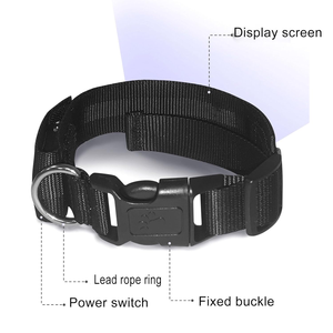 Collar de Seguridad para Perros con Pantalla LED RGB, Collar Recargable por USB, Resistente al Agua, con Luz Intermitente, Collar para Mascotas con Luz LED - Product Image 4