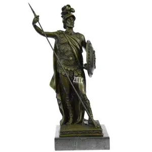 Лучшая сборка, наружные статуи солдата из литой меди и бронзы