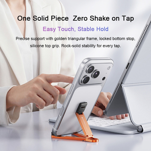 Soporte Plegable de Aluminio T11 Mini para Teléfono, Multifuncional, <span class=keywords><strong>con</strong></span> Llavero, para Escritorio, para Teléfonos Móviles, Gran Venta 2026 - Product Image 4
