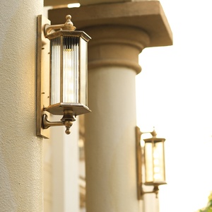 Moderno IP65 impermeable aluminio exterior pared linterna 3000K luz LED montaje en pared lámpara accesorios <span class=keywords><strong>para</strong></span> porche y pared exterior iluminación - Product Image 5
