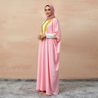 Robe de Soirée de Luxe pour Femme, Abaya Rose, Bisht, pour Mariage Arabe, Mariage Palestinien, Douche Nuptiale, Dubaï 2026