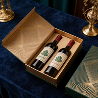 Caja de Envío Reutilizable, Impermeable y Moderna con Laminado Mate Ecológico TongKun para Vino Premium con Marca Personalizada