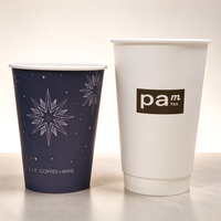 Impression personnalisée, motifs librement conçus, gobelets à paroi simple, gobelets à double paroi, gobelets à café jetables pour boissons chaudes